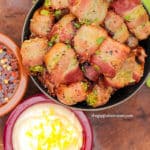 Maple bacon wrapped brussels sprouts